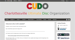 Desktop Screenshot of cvilleultimate.org