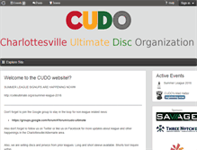 Tablet Screenshot of cvilleultimate.org